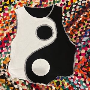 Y2K Yin yang top